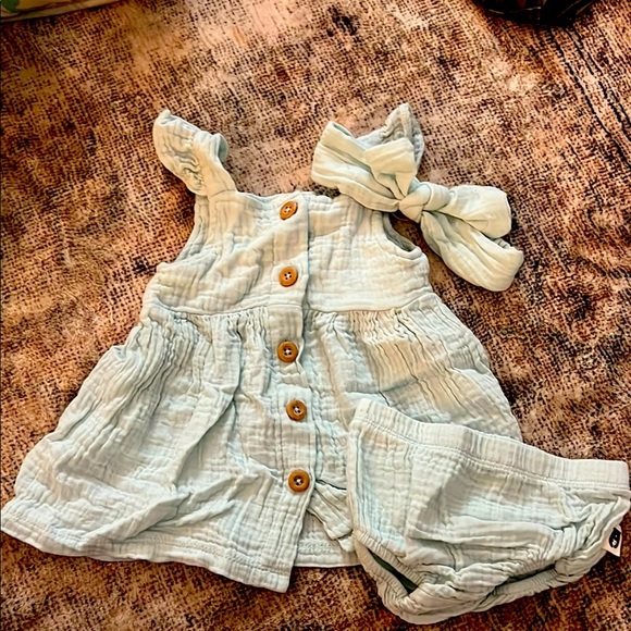 Rabbit Bear Gauze Set 6-9 Months - Picture 1 of 1